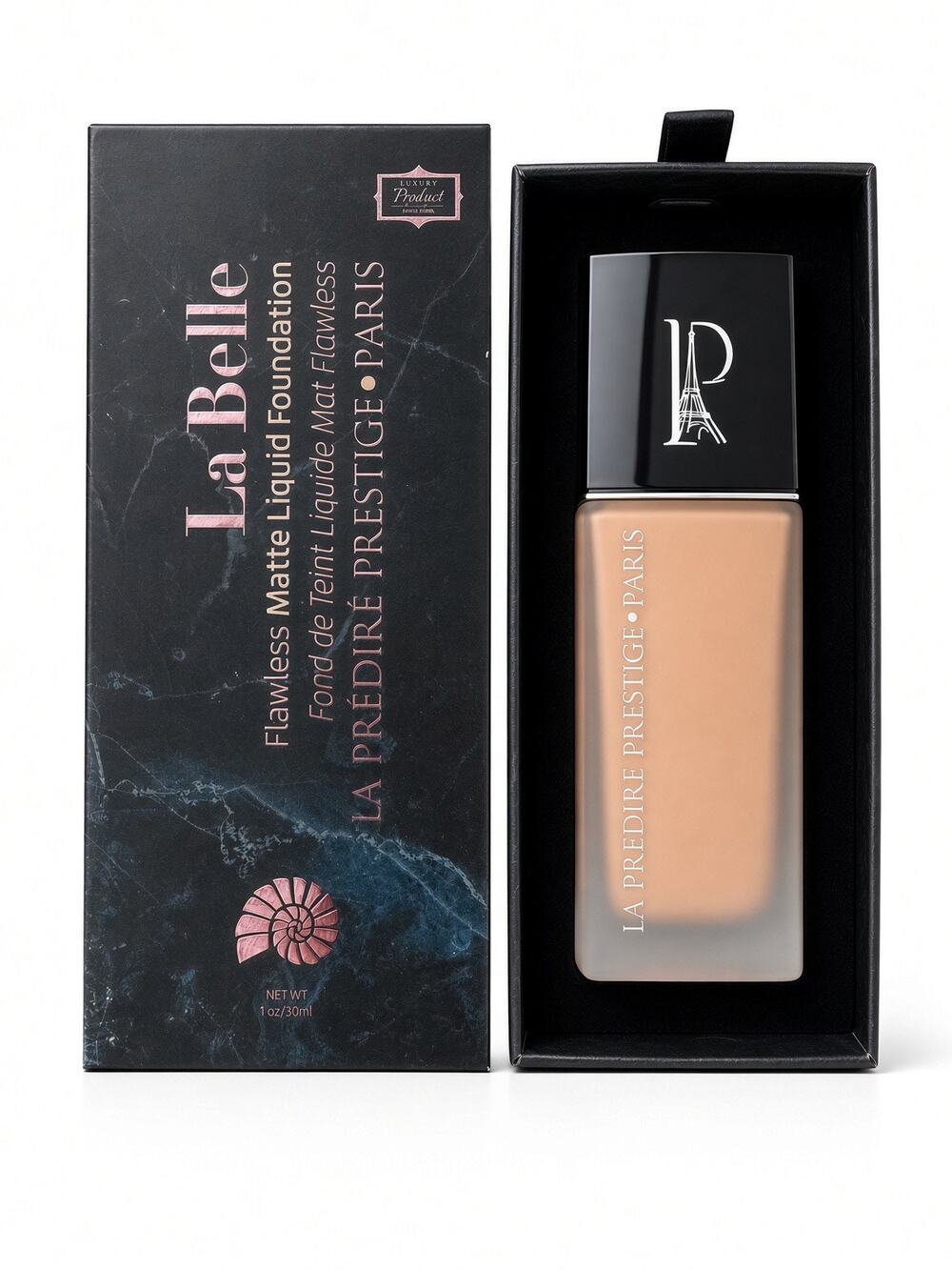 $160 | La Prédire Prestige Paris La Belle Flawless 02 Matte Liq Foundation